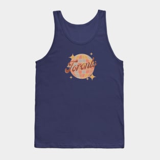 Toronto Canada party Retro Vintage Design Tank Top